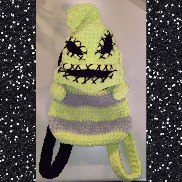 Handbags - Crochet Bug Monster Backpack